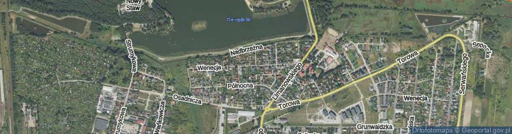 Zdjęcie satelitarne Wioślarska ul.